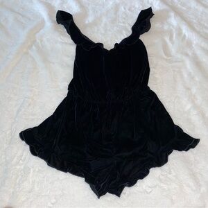 Victorias Secret Velvet Romper